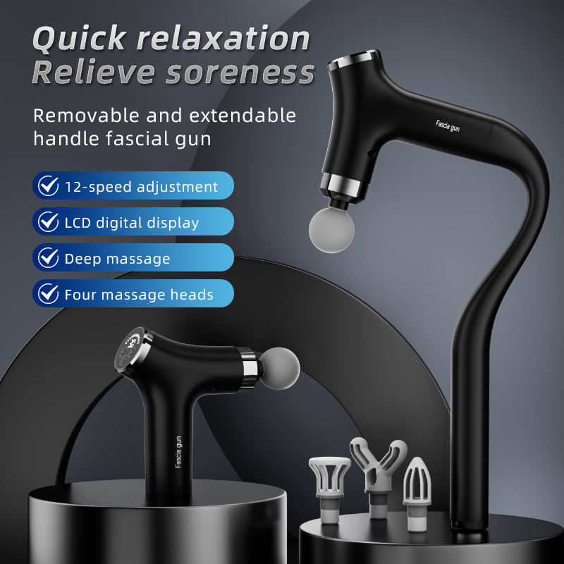 Health Wellness Massage - Pistola de Massagem Inteligente Multifuncional, Massageador