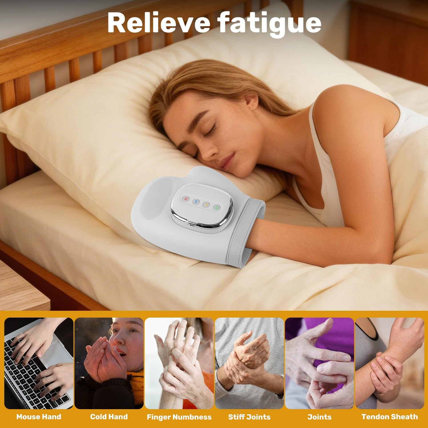Health Wellness Massage - Massageador de Mão com Compressão por