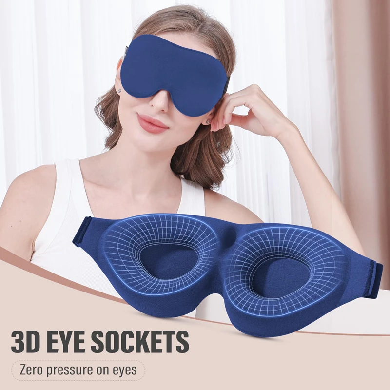 Sleep Eye Mask 3D - Máscara de Olhos 3D para Dormir,