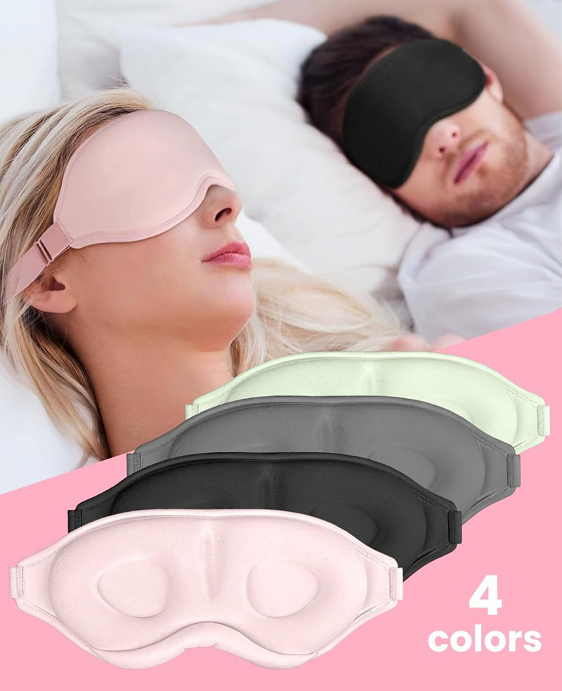 Sleep Eye Mask 3D - Máscara de Olhos 3D para Dormir,