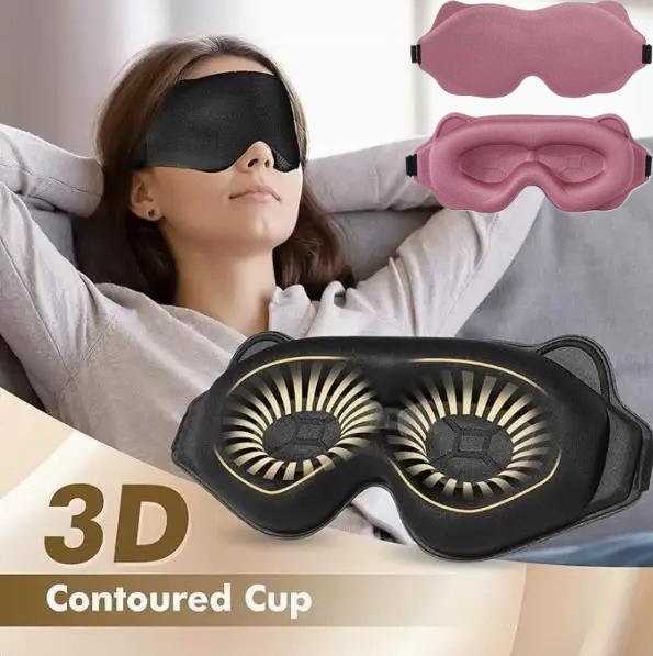 Máscara de dormir 3D que bloqu - Sleep Eye Mask 3D avaliação e preço