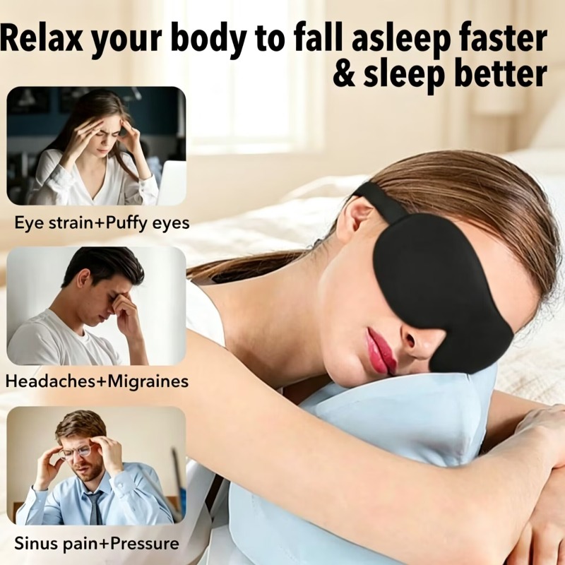 Máscara de Dormir 3D, 2 Peças, - Sleep Eye Mask 3D avaliação e preço