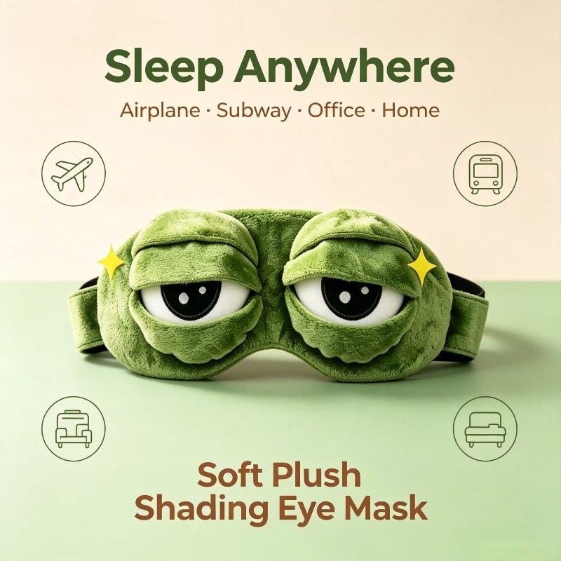 Máscara de Olhos 3D de Sapo En - Sleep Eye Mask 3D avaliação e preço