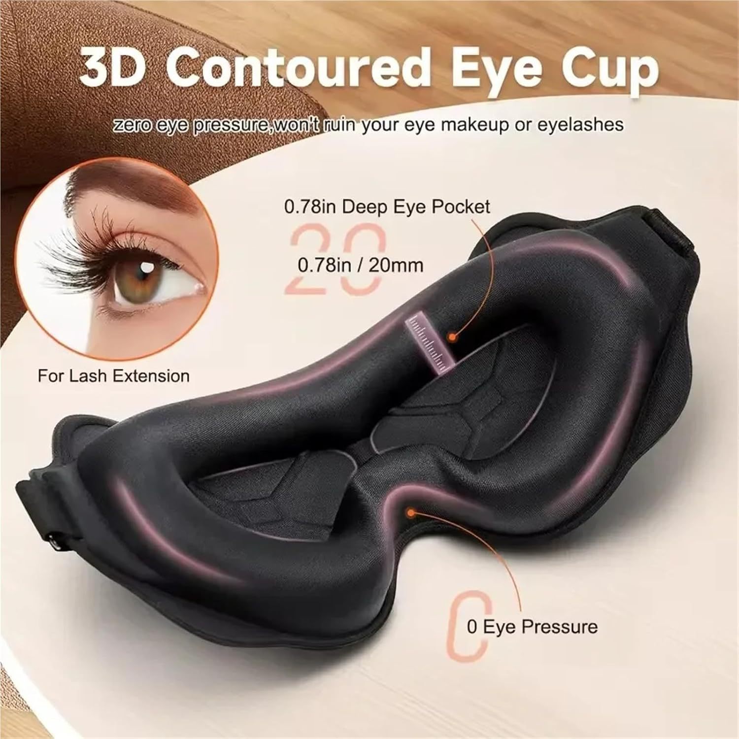 Máscara de Dormir 3D Bloqueado - Sleep Eye Mask 3D avaliação e preço
