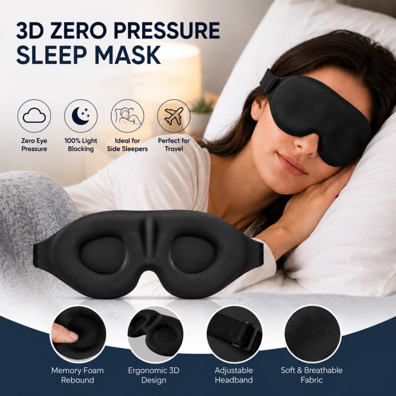 Máscara de olhos 3D para dormi - Sleep Eye Mask 3D avaliação e preço