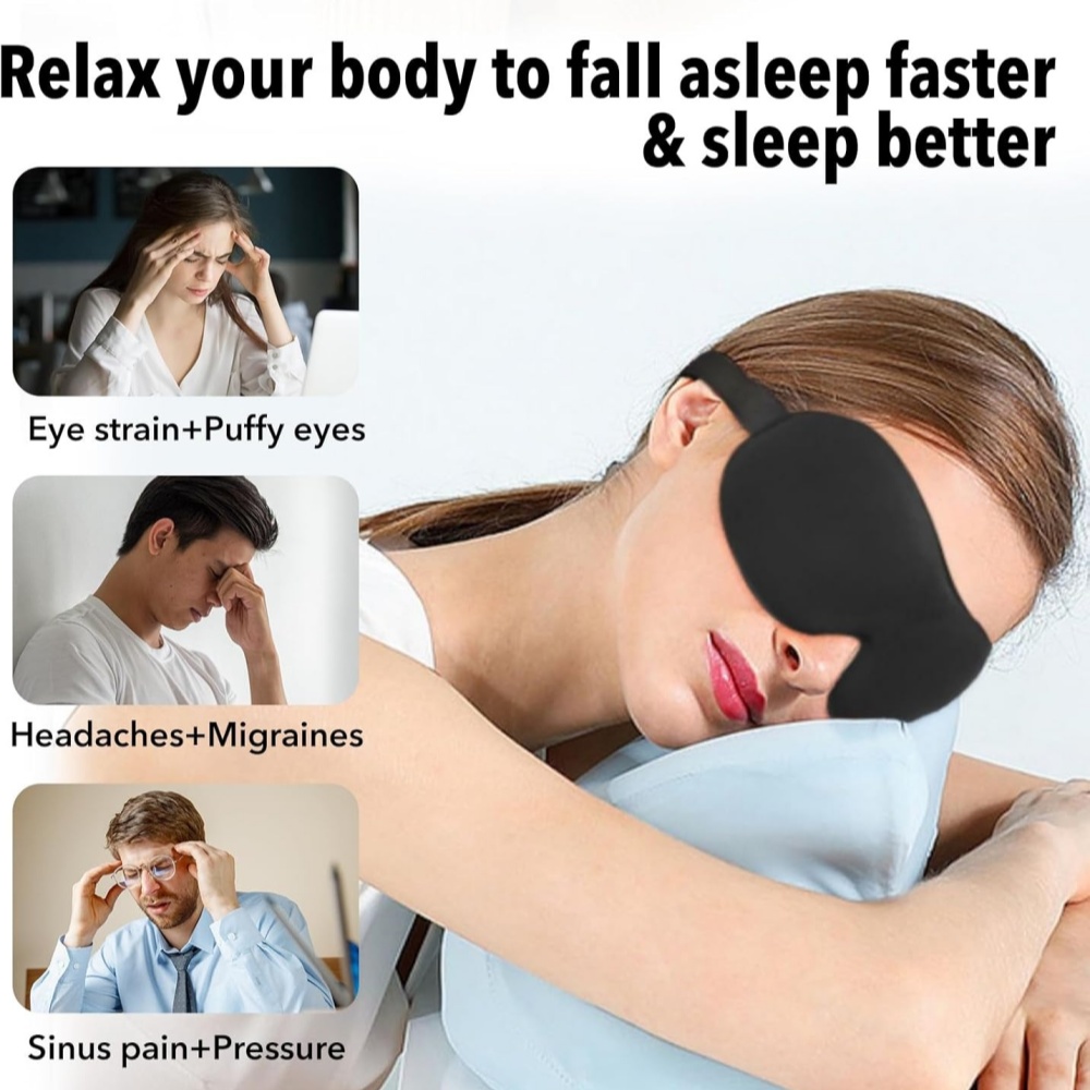 Máscara de Dormir 3D, Protetor - Sleep Eye Mask 3D avaliação e preço