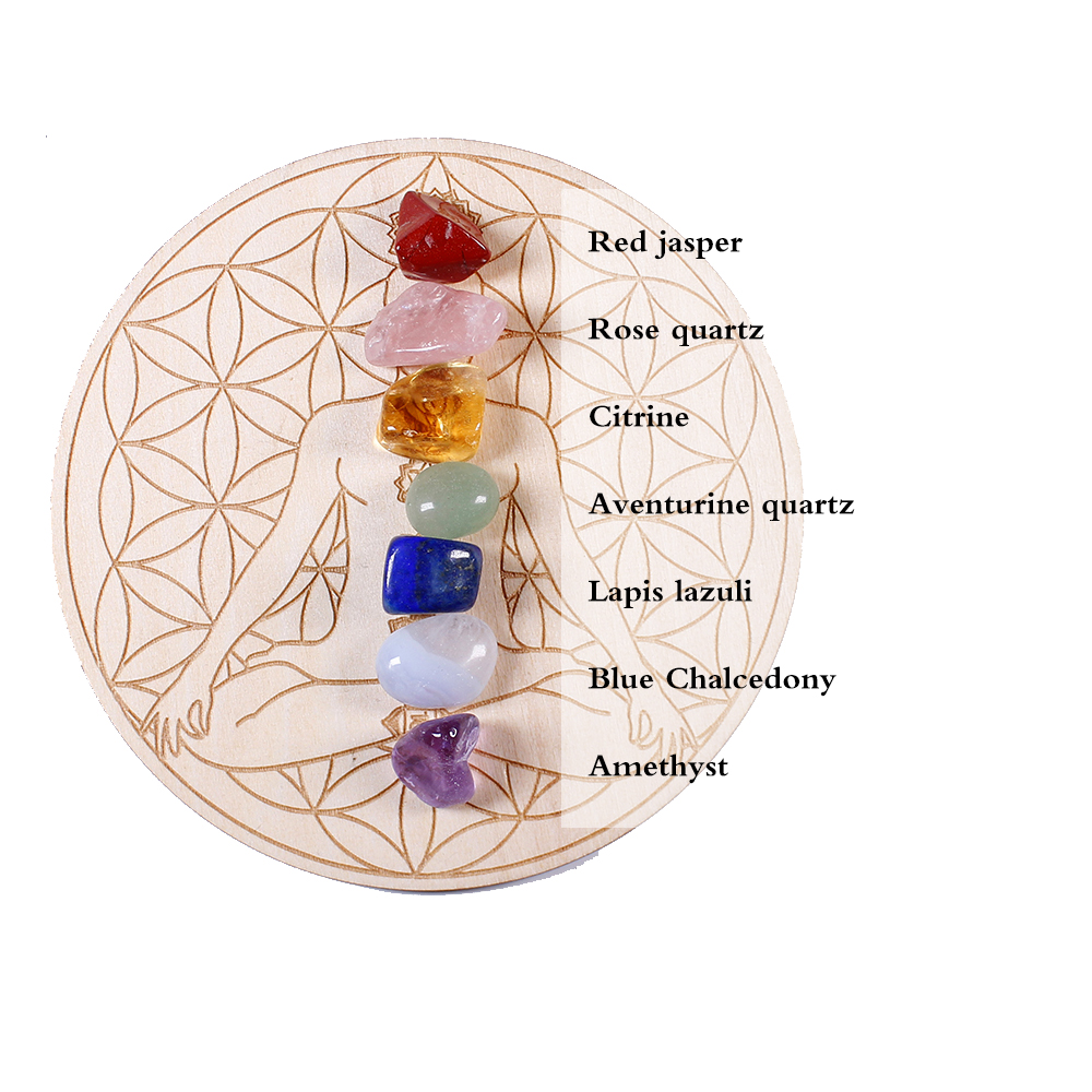 7 pçs/set cristal natural mist - Healing Crystal Set avaliação e preço