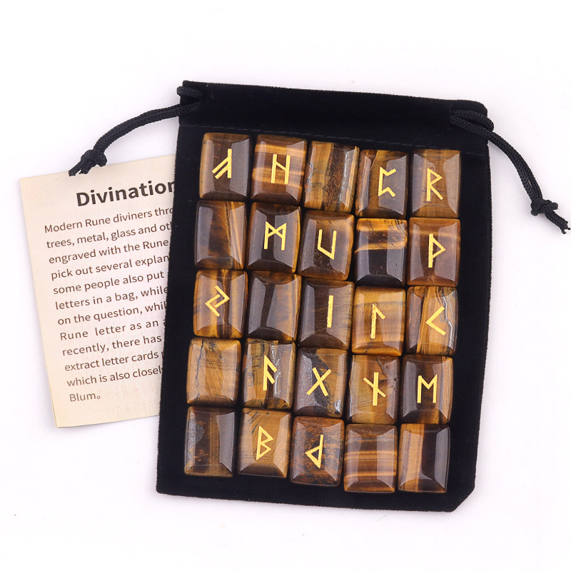 Conjunto de pedras runas grava - Healing Crystal Set avaliação e preço