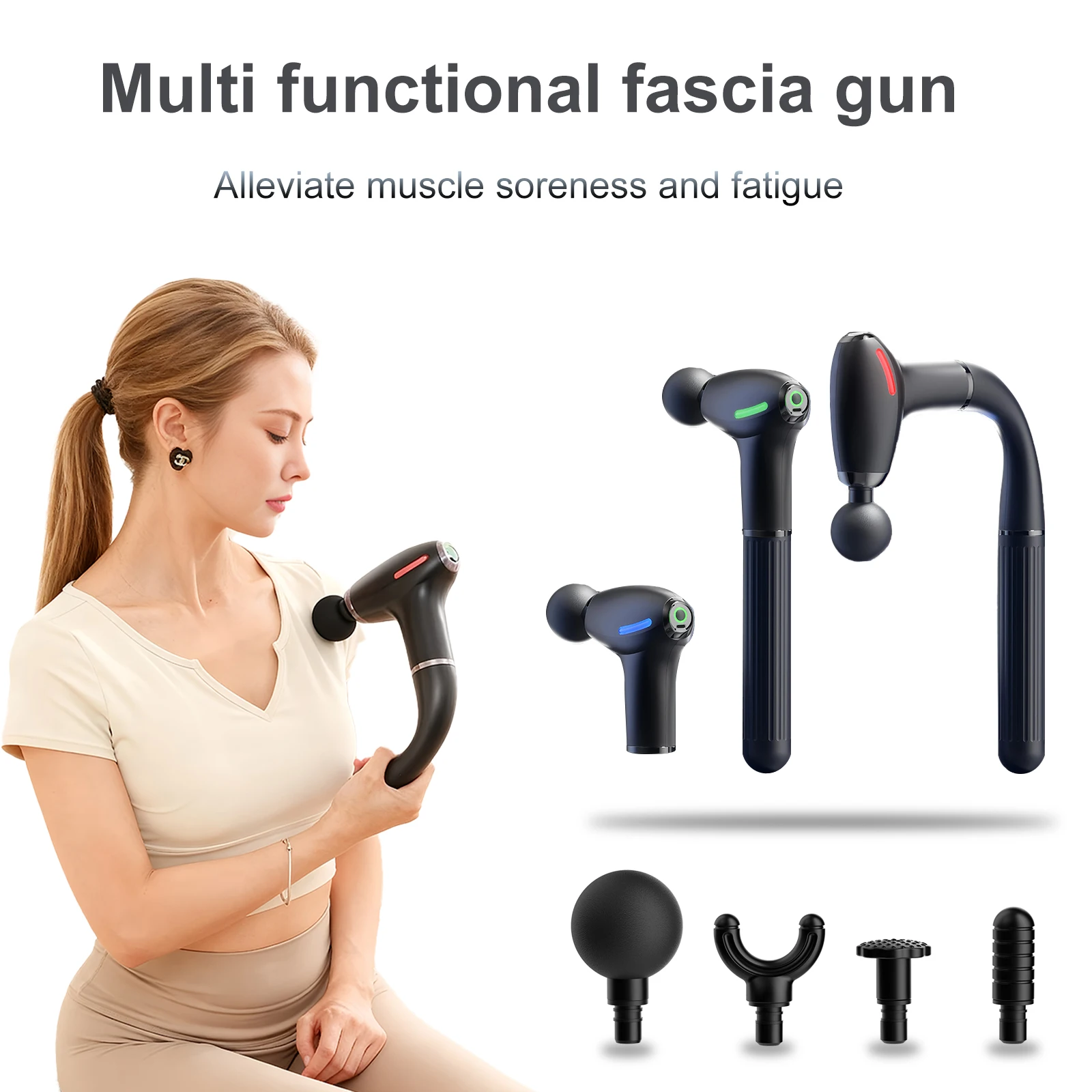 Pistola de fáscia funcional mu - Health Wellness Massage avaliação e preço