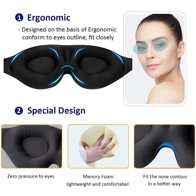 Máscara de Dormir 3D em Espuma - Sleep Eye Mask 3D avaliação e preço